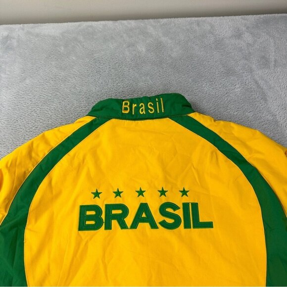 Brasil NWT Puffer Jacket Men's Size Large Outdoors Soccer - Picture 15 of 16